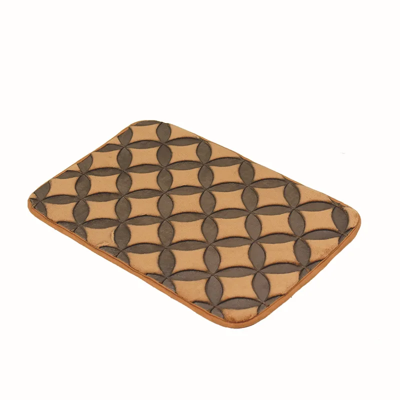 Коврик напольный для спальни впитывающий нескользящий 3d ковер в виде мрамора