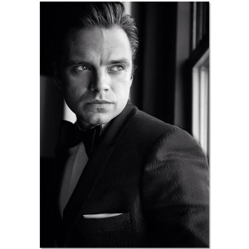 Модный классический постер на заказ Себастьян Стэн тканевый домашний декор