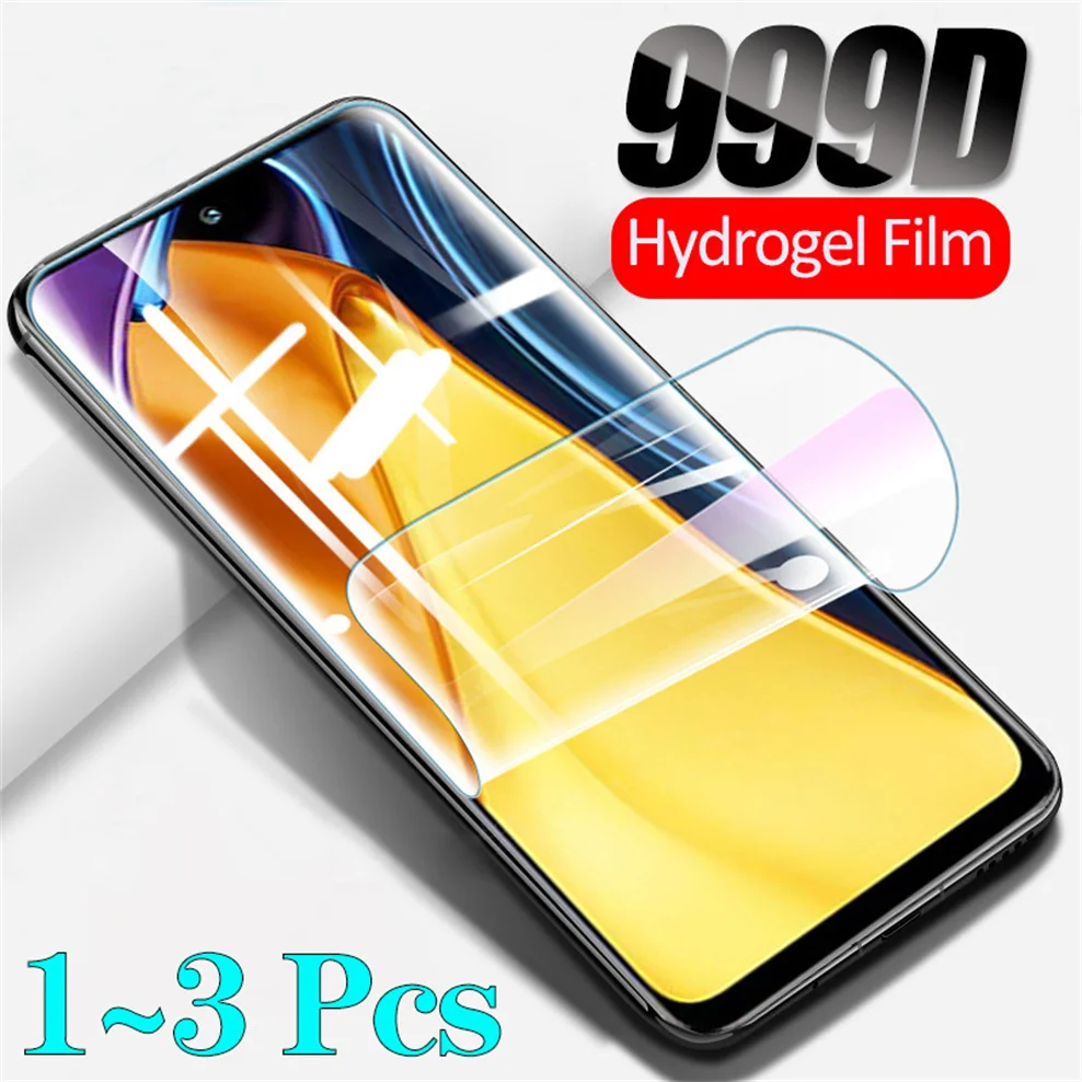 

1~3 pcs hydrogel film for xiaomi poco m3 pro 5g soft screen protector pocophone m3 xiaomi poco m3 pro