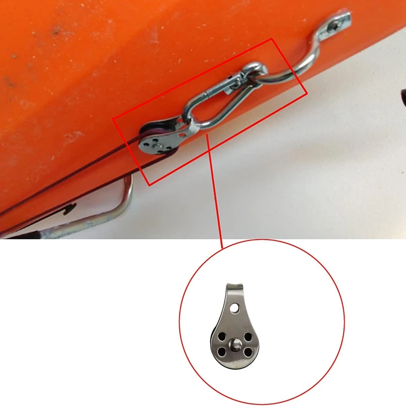 

30Ft Kayaking Anchor Trolley Kits Accessories Canoe System Pulleys Cleats Pad Eyes Well Nuts Screws Boats Deck