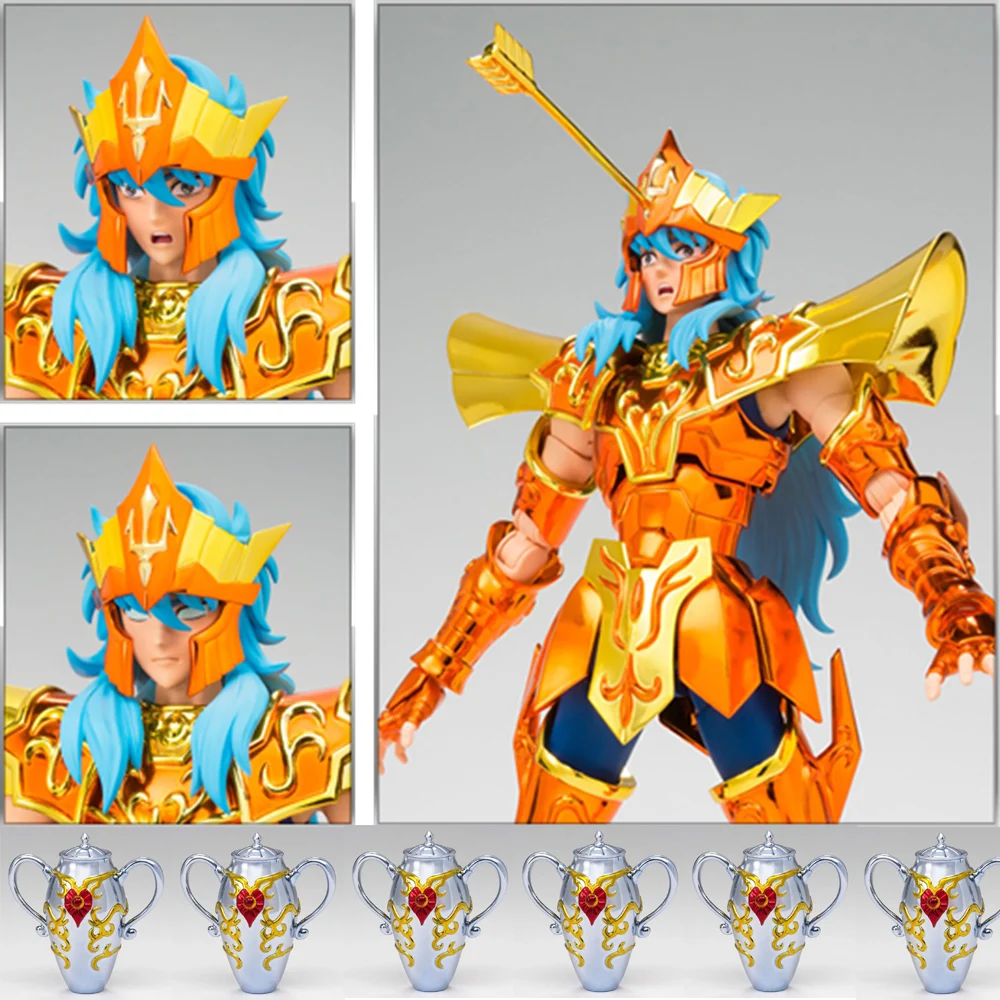 

In-Stock Gt Xc Star Saint Seiya Cloth Myth Ex 2.0 Sea Emperor Poseidon With Seal Pot & Arrow Helmet Model Action Figures
