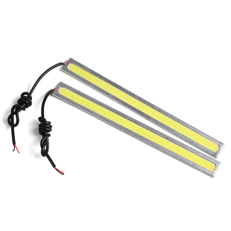 

2Pcs 17cm Light Bright 12V Waterproof COB Low Consumption High Power Car LED Fog Driving Brake Ultra Thin White Lamp#272042