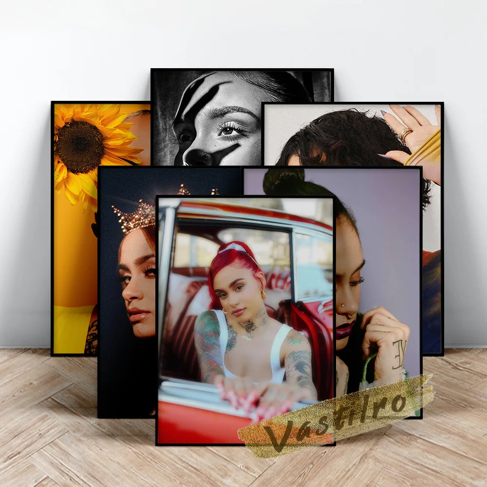 

Kehlani Singer-Songwriter Poster, Beauty Singer Wall Decor, Beautiful Woman Portrait Painting, Kehlani Music Star Wall Picture