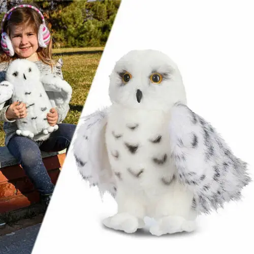 

New Wizard Snowy Owl Plush Toy Stuffed Animal Hedwig Potter owl New Hot Sale