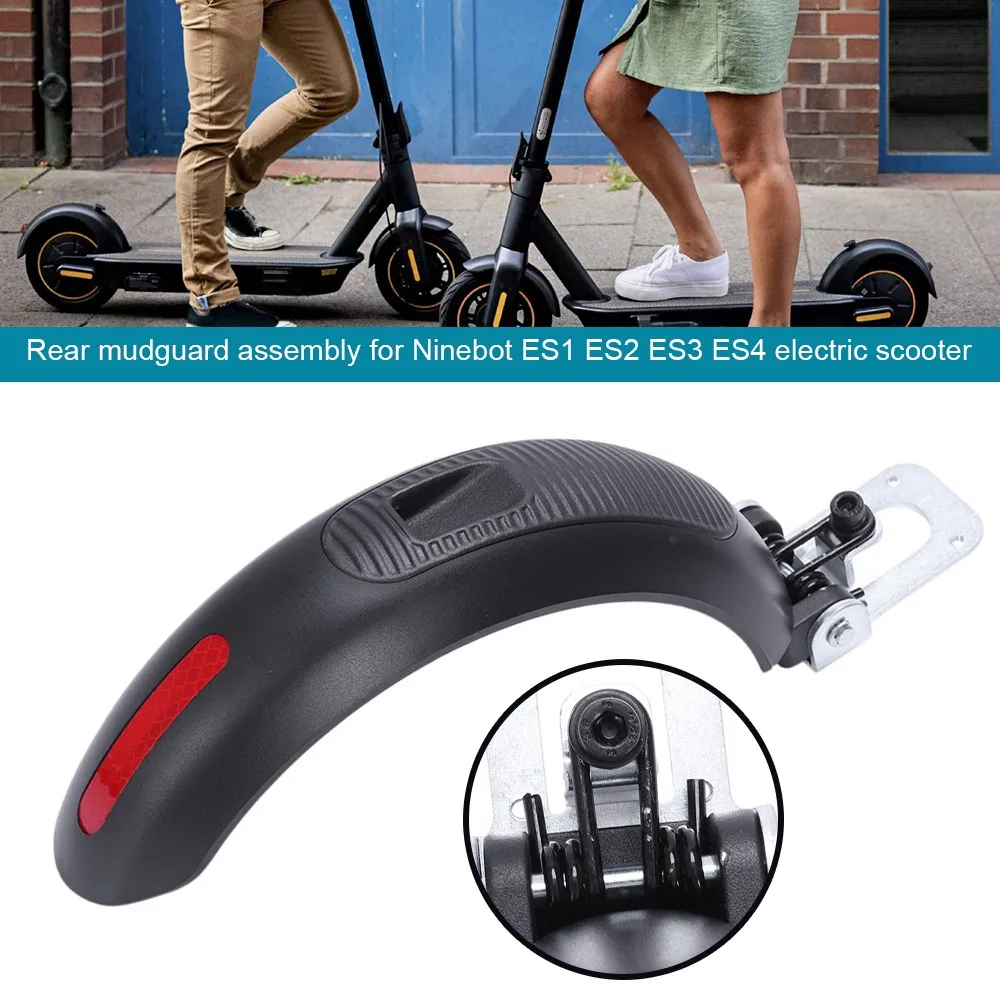 

Scooter Rear Mudguard Set Electric Scooter Rear Mud Guard Kit for Ninebot ES1 ES2 ES3 ES4 Accessories Replacement