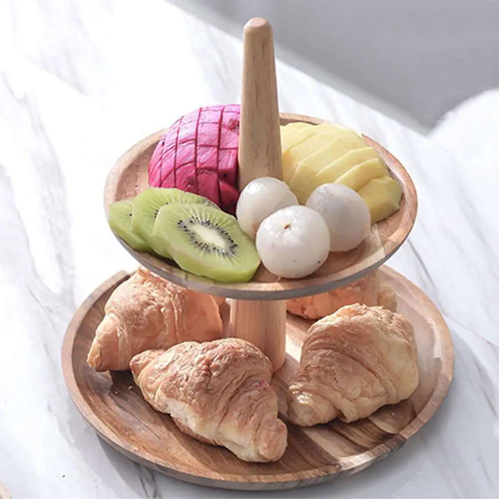 3 яруса кружевных подставка для свадебного торта деревянный поднос с фруктами