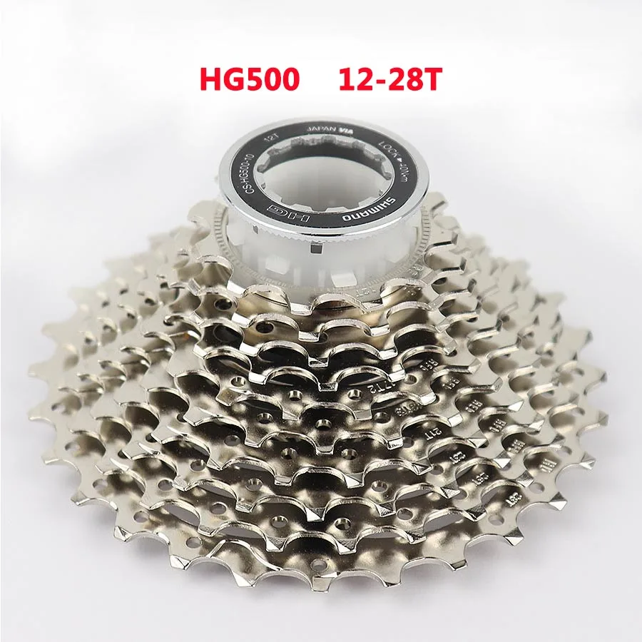 12-28T Shimano Tiagra CS-HG500 дорожный велосипед 10 скоростей кассета Звездочка надежная Кассета для 10-скоростных дорожных трансмиссии - Цвет: 12-28T