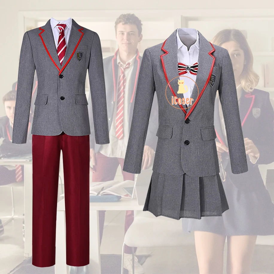 ТВ Элитный костюм Rebeca Nadia Косплей Костюм Самуэль Омар средней школы Униформа для