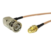 new modem coaxial cable sma female jack to bnc male plug right angle connector rg316 cable 15cm 6inch rf pigtail