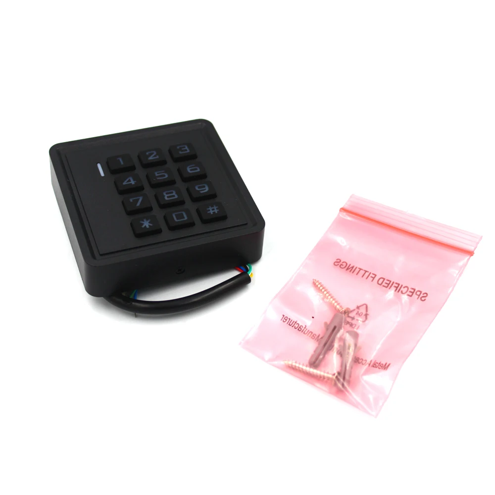 

Proximity RFID ID IC Card Door Access Control Keypad Reader 125KHz 13.56Mhz Wiegand 26 Card Reader high Waterproof