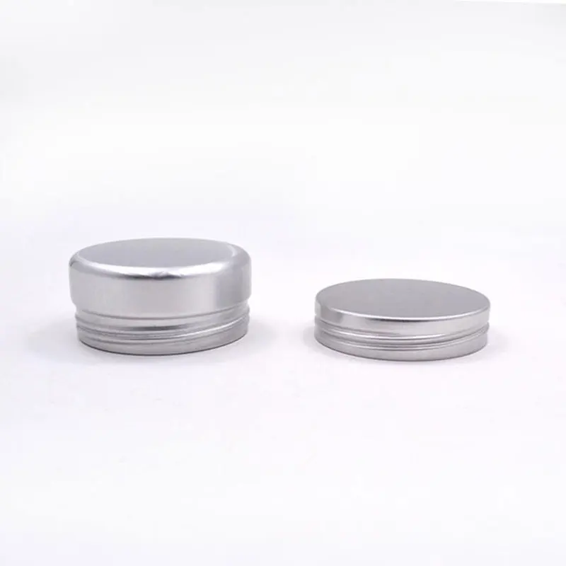 

50ml Lightweight Round Ointment Cream Sample Makeup Tool Cream Jar Tins Candle Jar Aluminum Containers 50pcs/lot