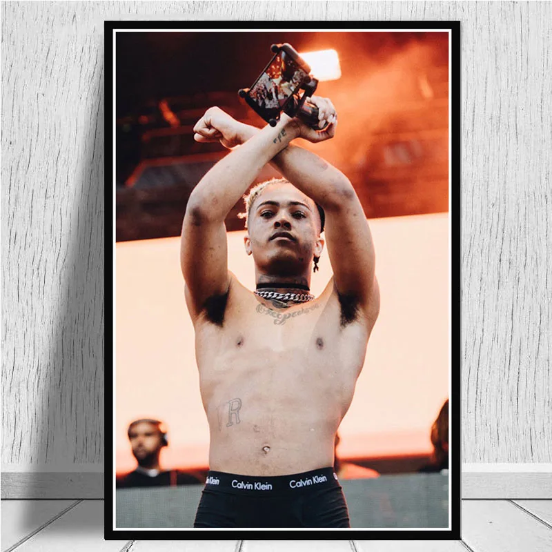 Xxxtentacion музыкальный Рэппер постеры и принты Картина на холсте картины стену