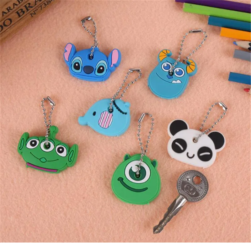 1 шт. мультяшный силиконовый защитный чехол для ключа пылезащитный держатель