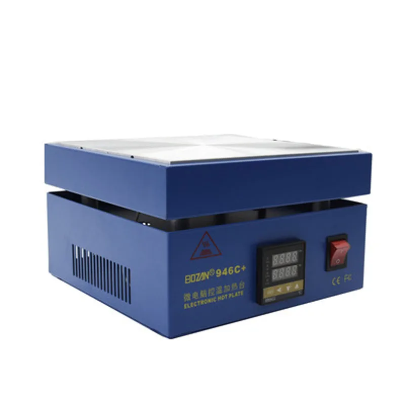 UYUE 946C 110/220V 850W Electronic Hot Plate Preheat Preheating Station 200x200mm for PCB SMD heating work. | Инструменты