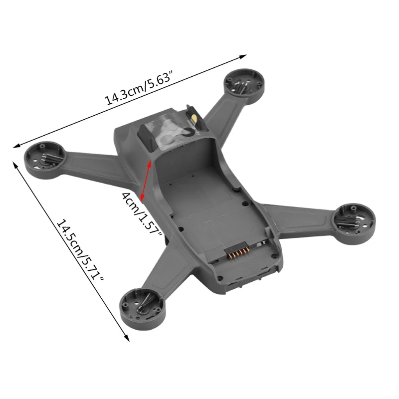 

Корпус Корпуса средней рамки запасные части для замены быстрого ремонта чехол Крышка дрона запасной аксессуар совместимый с Spark