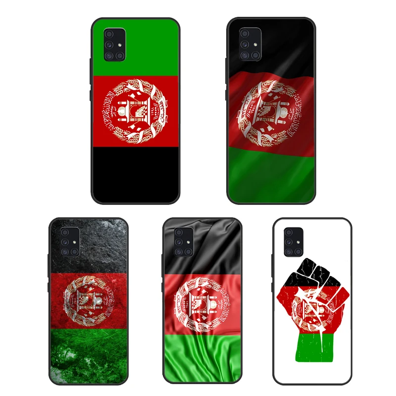 Футляр с флагом Афганистана для Samsung Galaxy A52 A12 A22 A32 A42 A72 A52S A21S A50 A70 A11 A31 A71 A51.