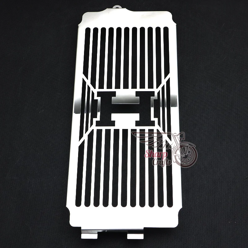 Мотоциклетная хромированная защитная накладка на решетку радиатора с черепом