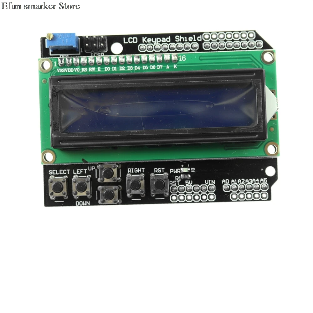 1 шт. ЖК экран KJ204 с клавиатурой дисплей 1602 модуль для arduino ATMEGA328 ATMEGA2560 raspberry pi UNO