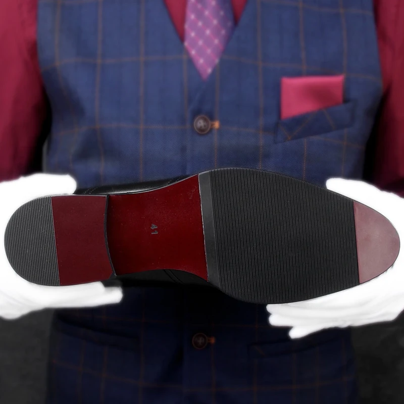 Мужские свадебные туфли оксфорды ручной работы из натуральной кожи в британском