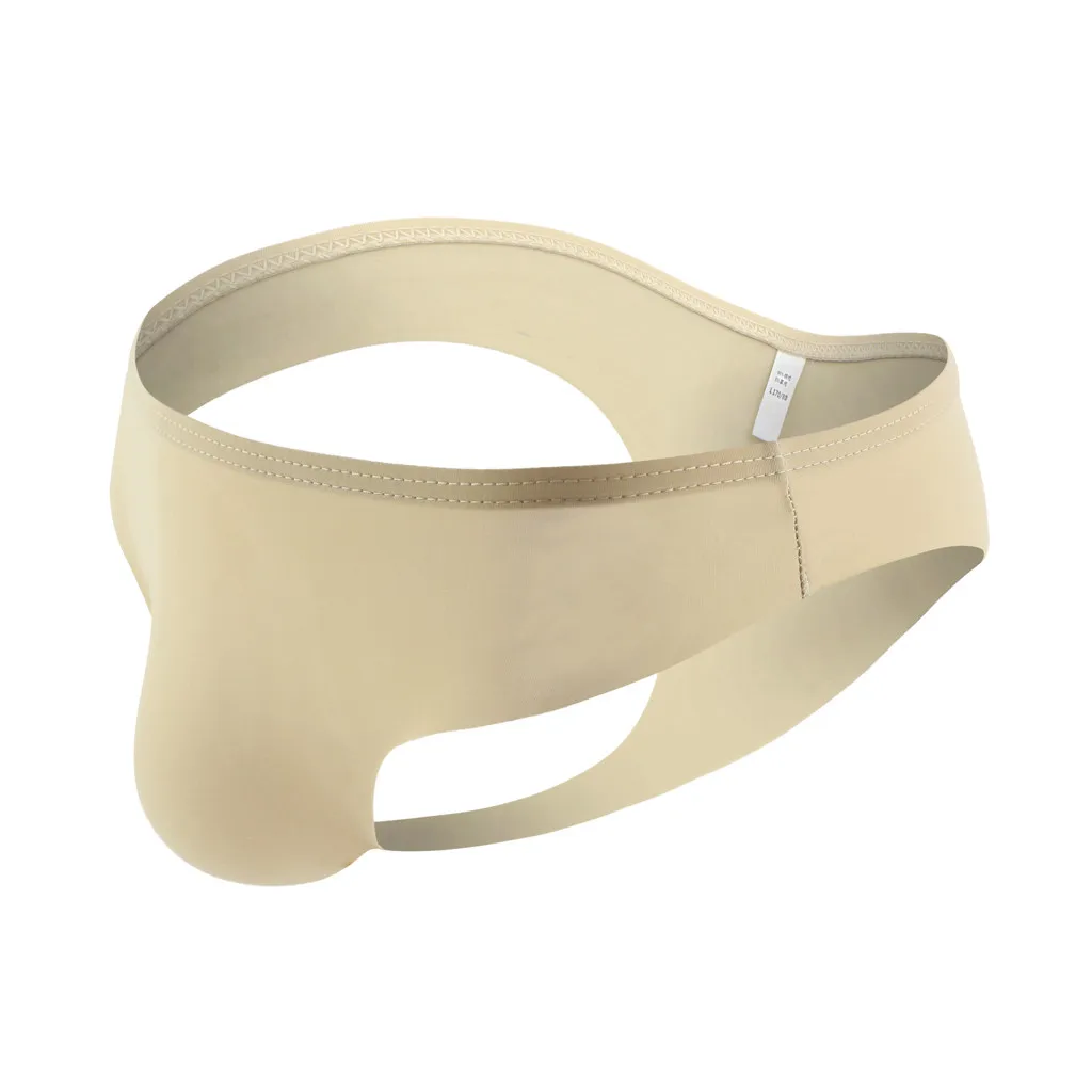 Мужские трусы брифы черные дышащие слипы из вискозы однотонное нижнее белье для