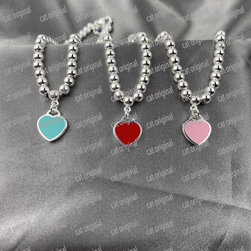 

Ti fashion 100% silver S925 love bracelet, fashion classic heart-shaped Bracelet TF, charming, women's preference