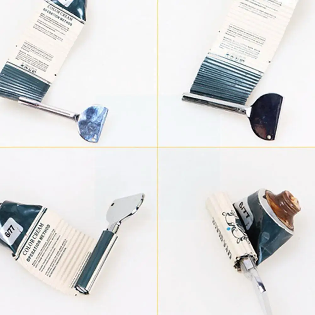 

Steel Toothpaste Squeezer Multifunctional Barbershop Bathroom Squeezing Cream Supplies Accessories Washroom Tube U1s9