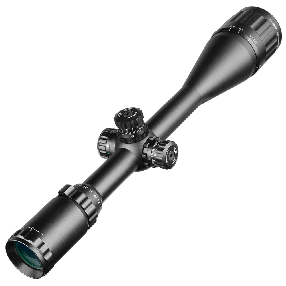 LEAPERS 6-24X50 Riflescope тактический оптический прицел красный зеленый охота точка зрения с подсветкой Retical Sight для охоты Ak 47