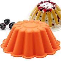fondant craft molds cake pan heat resistant silicone non stick flower shape diy cake mold baking pan pastry baking tool mould