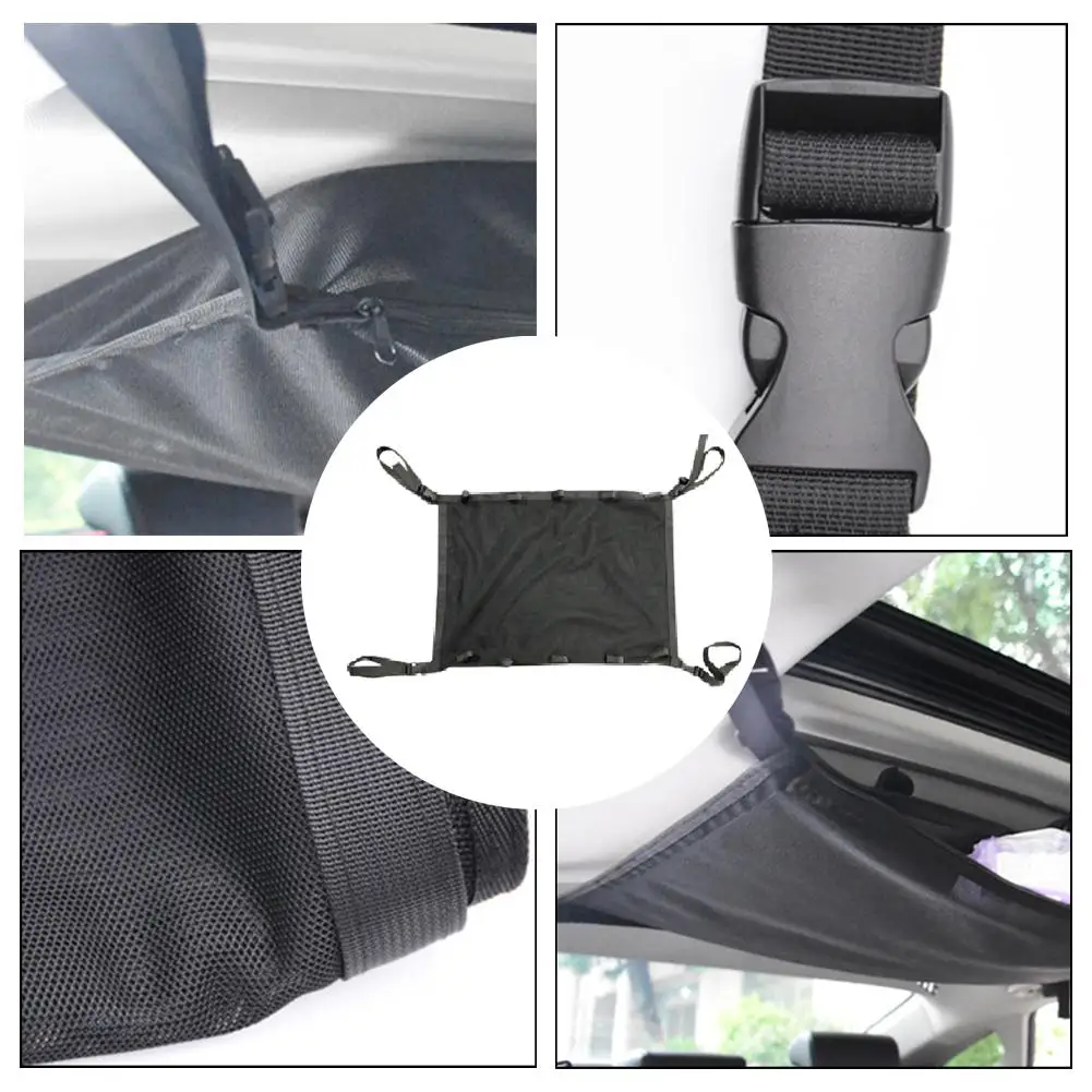 Высокий Qyality на крышу автомобиля потолочная сетка в два слоя стеллаж для хранения