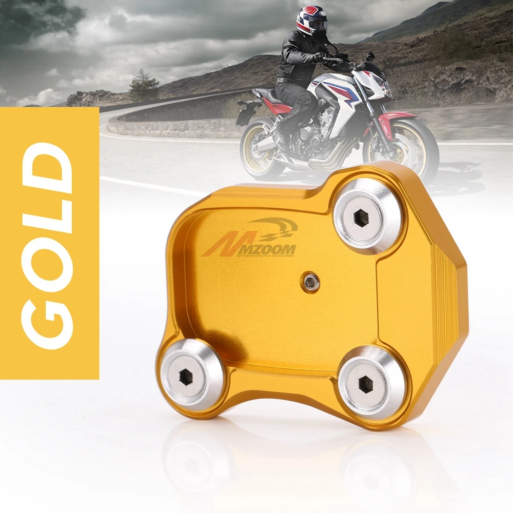 Side Support Increase Motorcycle Aluminum CNC Widening For Honda CB600F CB650F Foot Pad Base Moto Stand | Автомобили и мотоциклы