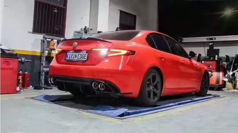 JINGHANG карбоновый Автомобильный задний бампер спойлер для губ автомобильный диффузор для Alfa Romeo Giulia