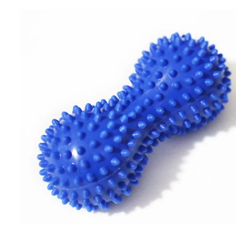 

1PC Massage Yoga Fitness Ball Peanut Shape Relieve Body Stress PVC Foot Spiky Muscle Relax Hand Back Neck Massager