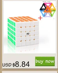 Qiyi, набор из 4 кубиков, магический нео-куб, набор включает 2x2 3x3x3 4x4x4 5x5x5, безлипкий кубик для тренировки мозга, детские игрушки