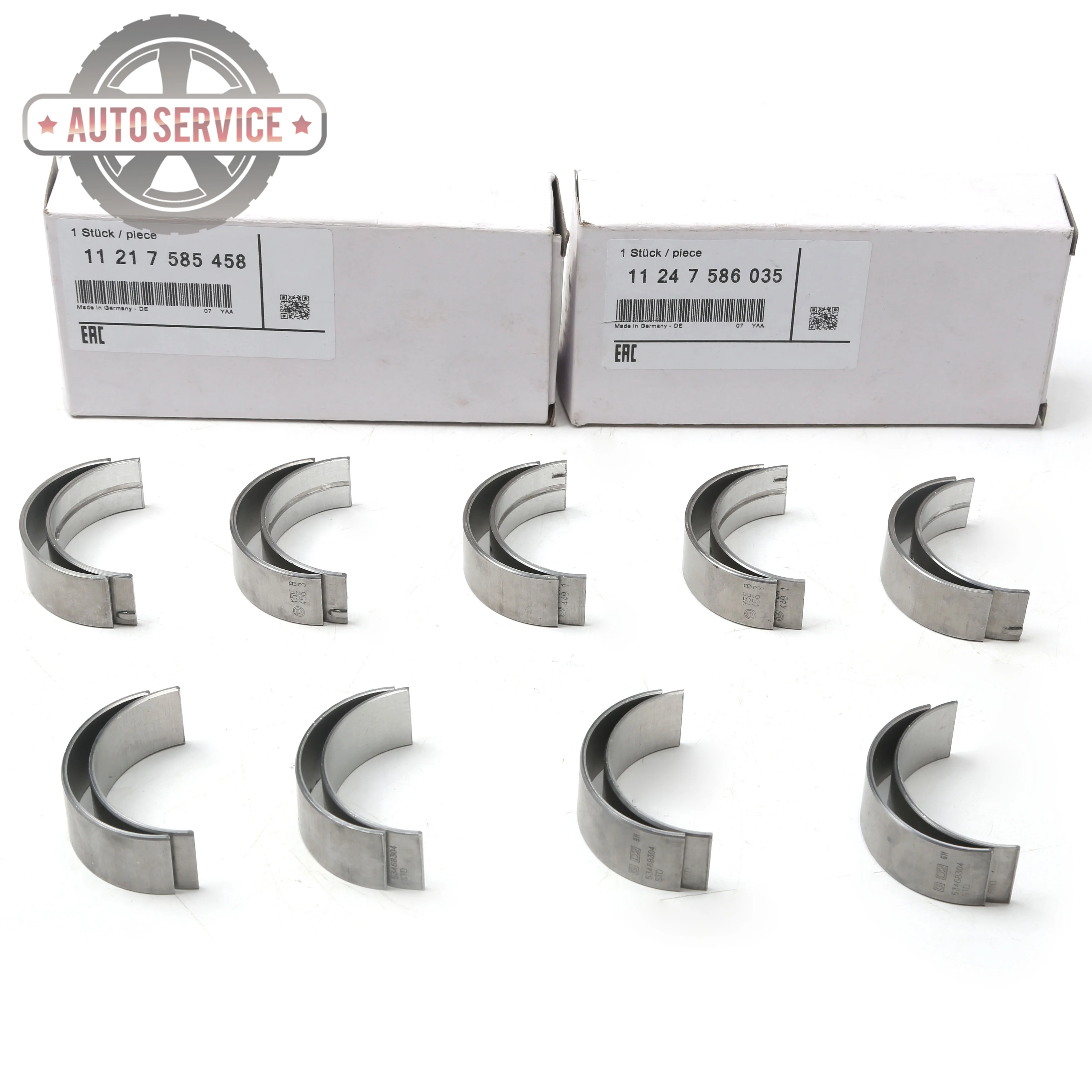 

11 21 7 585 459 11217585460 комплект подшипников для BMW 1 серии F20 116i 118i 120i MINI R56 1.6L COOPER R57 CLUBMAN R55 PACEMAN R61