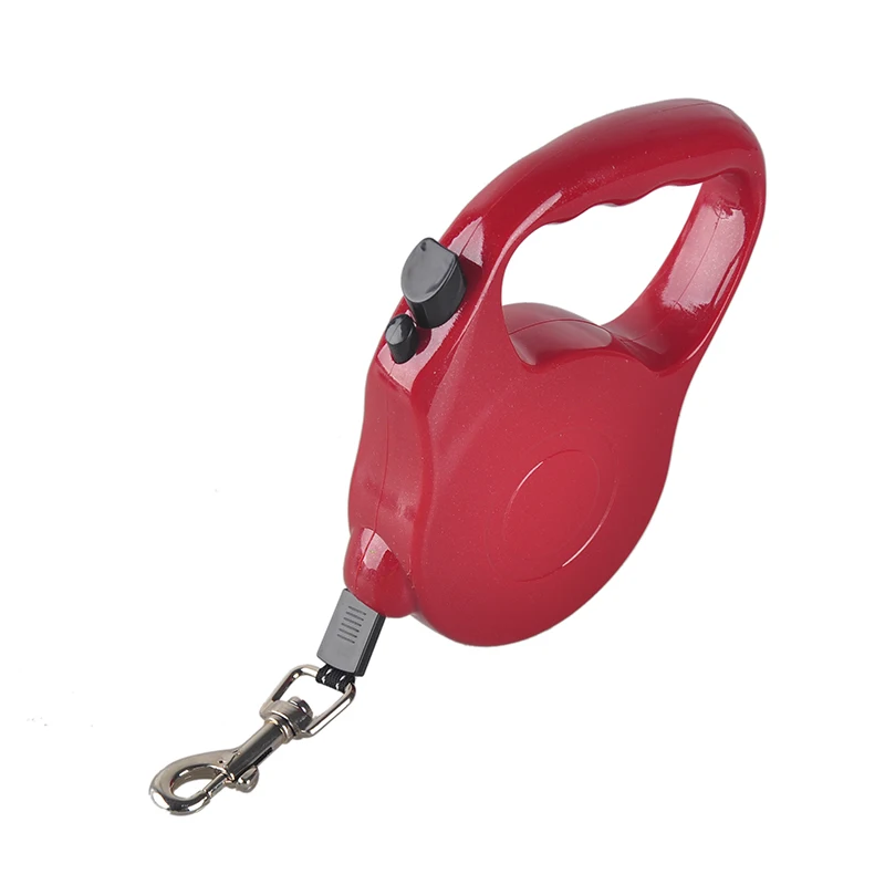 Новый Выдвижной Поводок для питомцев 3 м 5 поводок с одной рукой обучения щенков