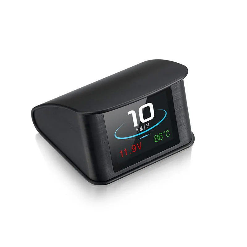 CARCHET 2,2 дюймов P10 HUD Дисплей дисплей OBD компьютер спидометр цифровой светоотражающий проектор датчик температуры диагностический инструмент