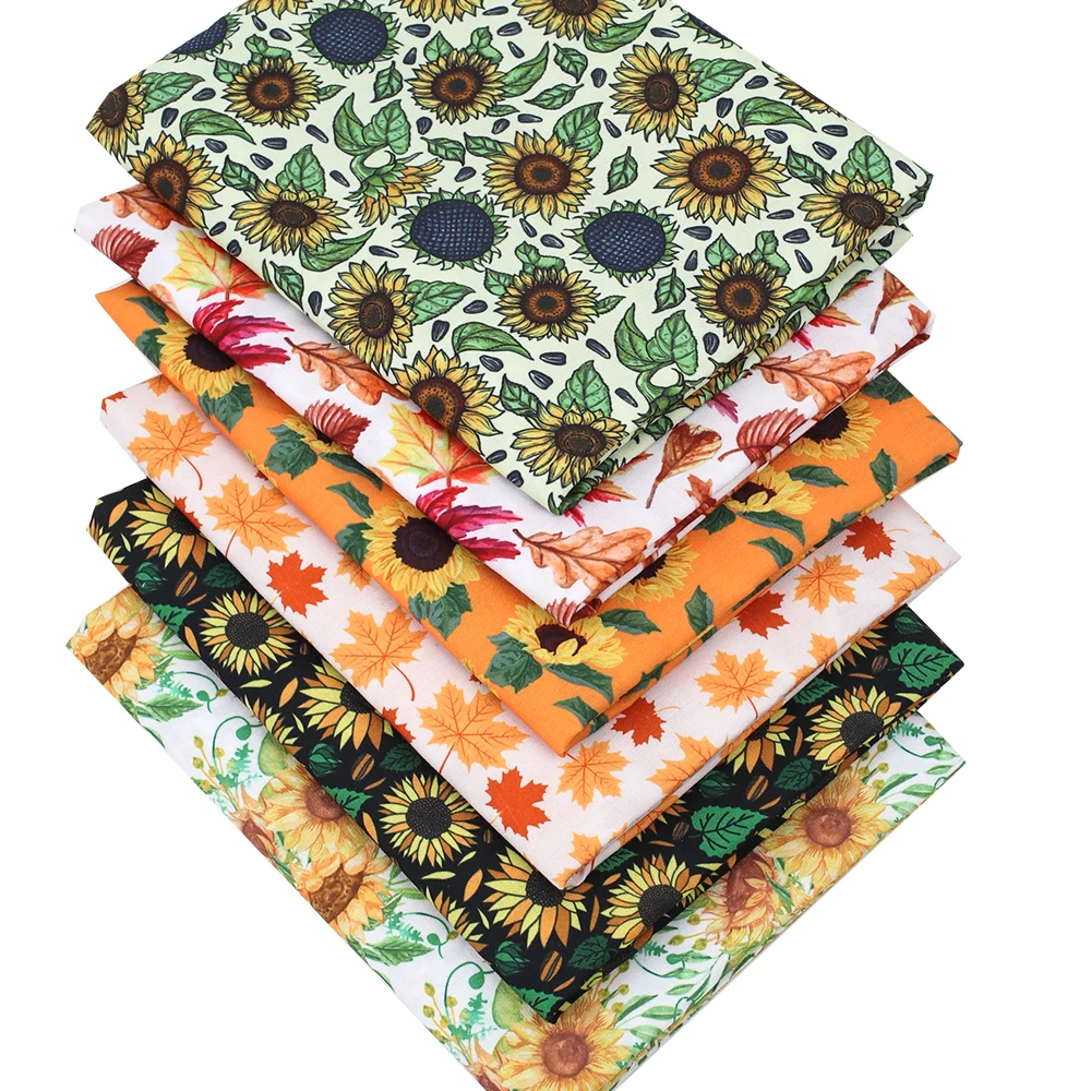 Ткань хлопчатобумажная из полиэстера с принтом 45*145 см |