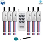 Беспроводная Настольная лампа с реле, 433 МГц, 5 В, 12 В, 24 В постоянного тока, 1 канал