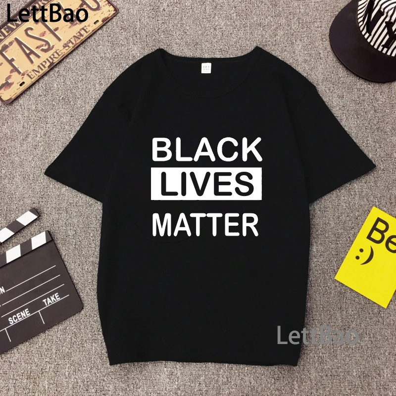 

New Arrival Women T Shirts Protest Tees BLM Black Lives Matter T Shirt I Can't Breathe Summer Short Sleeve Women T-shirt Female