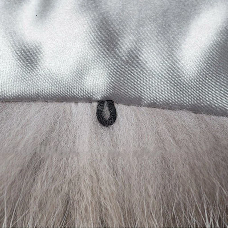 Зимнее пальто с воротником из меха лисы модный шарф женские воротники