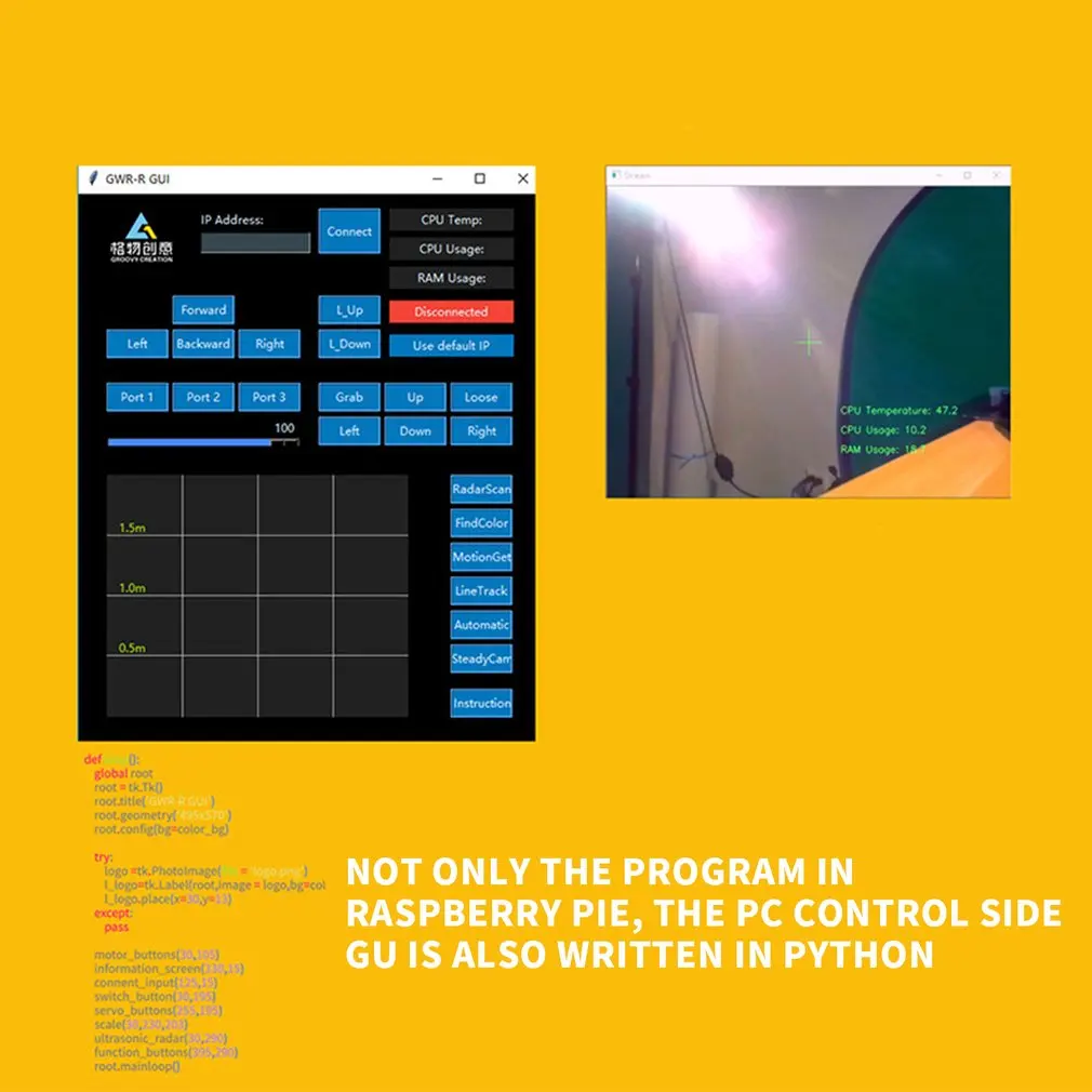 

Science Education Aluminium Alloy Oled Screen Secondary Programming Scalable App Control Manipulator Robot Christmas Kids Gifts