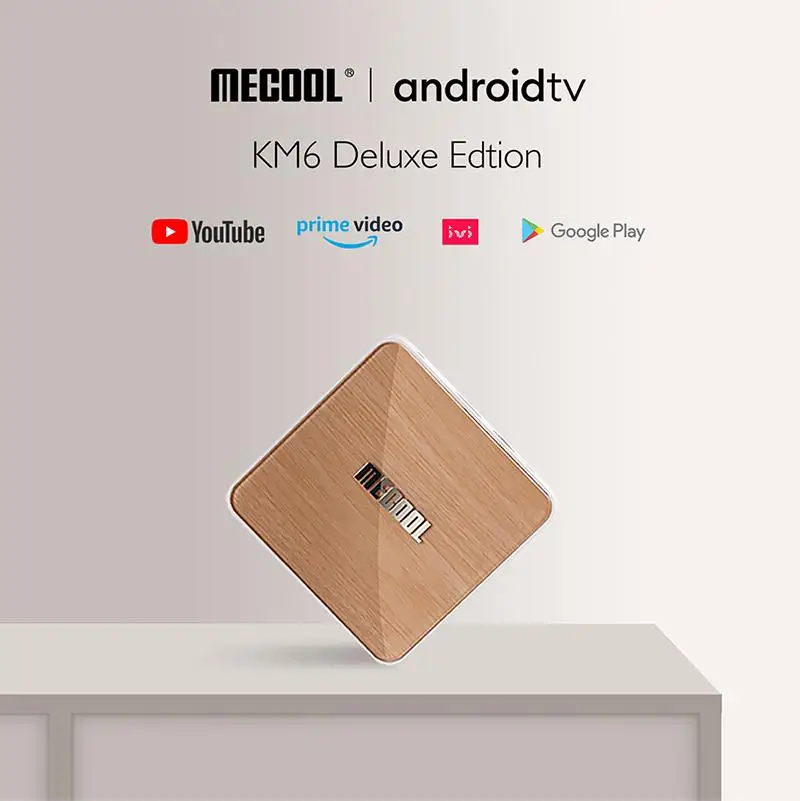 ТВ приставка Mecool KM6 Deluxe Amlogic S905X4 Android 10 4 Гб 64 Wifi 6 BT5.0 Google сертифицированная