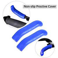 1 pair mtb bike handle bar grip wrap bicycle brake lever non slip silicone cover protector removable handlebar grip protector