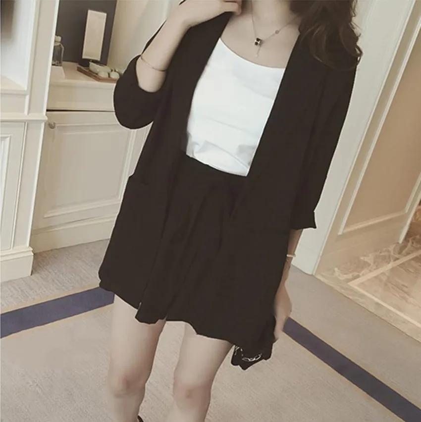 JSXDHK женские осенне-летние туфли из двух частей комплект повседневной одежды топы