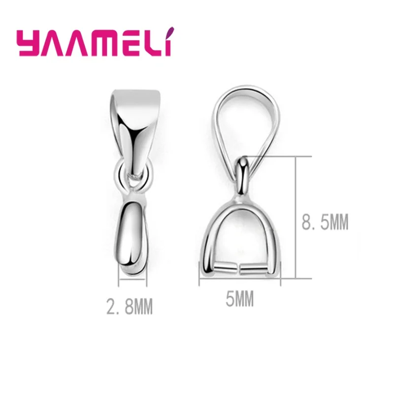 Фурнитура для ювелирных изделий ручной работы из стерлингового серебра 925 пробы