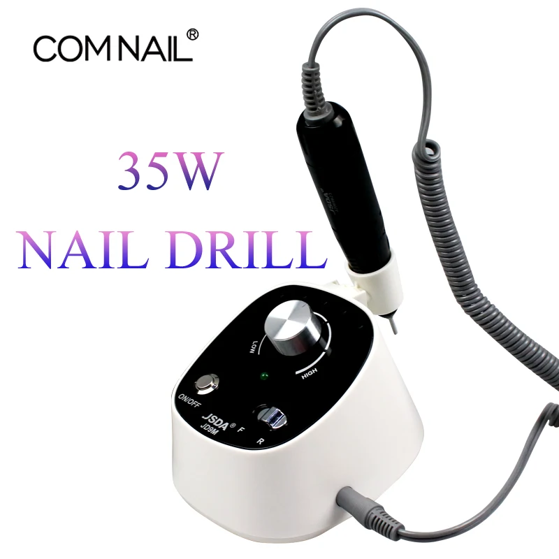 

35000RPM Electric Nail Drill Machine For Manicure With Mill Cutter Nail Pedicure File Nail Polisher Salon Use Nail Art Equipment