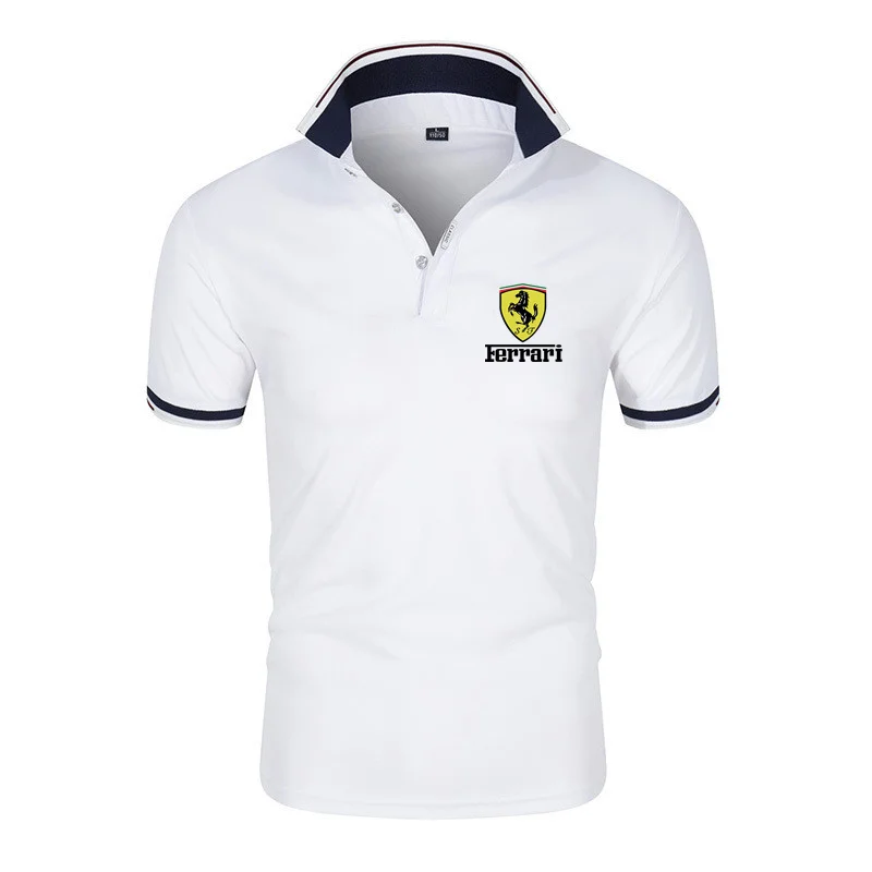 

2021 Summer new M-2XL 3XL 4XL Large Size Men's Short Sleeve printing POLO Shirt Solid Color Casual Business brand polo Shirts