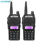 Baofeng UV-82 двухдиапазонный УКВ 136-174 МГцUHF 400-520 МГц Портативный ручной иди и болтай Walkie Talkie с большим радиусом любительский двухполосный Ham радио
