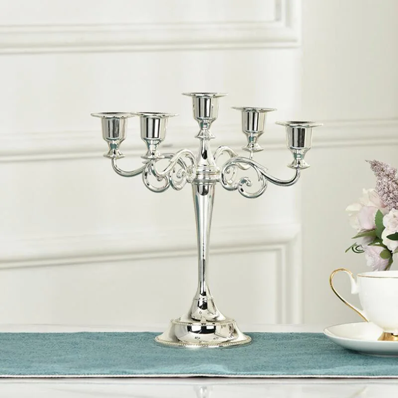 Подсвечник из цинкового сплава серебристого/золотого цвета|candle holders|candle candle