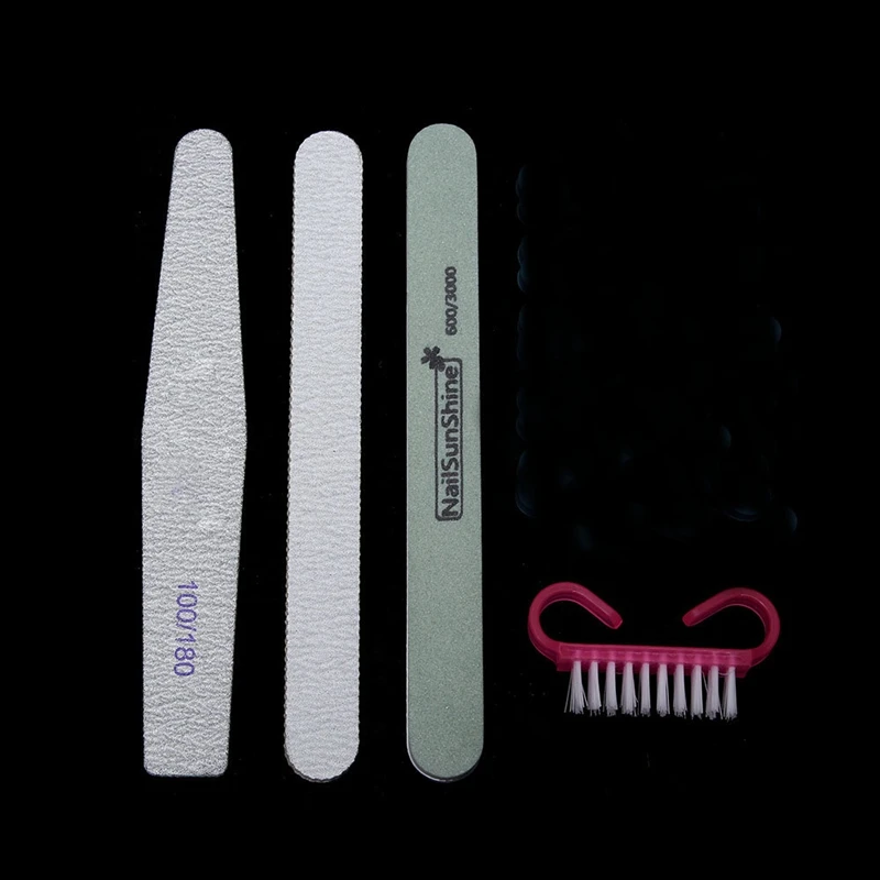 

Professional Acrylic Liquid Powder Glitter Clipper Primers File Nail Art Tips Tool Brush Tools Set Kit